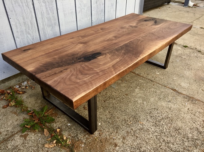 claro walnut coffee table - ambrose woodworks claro walnut coffee table - ambrose woodworks